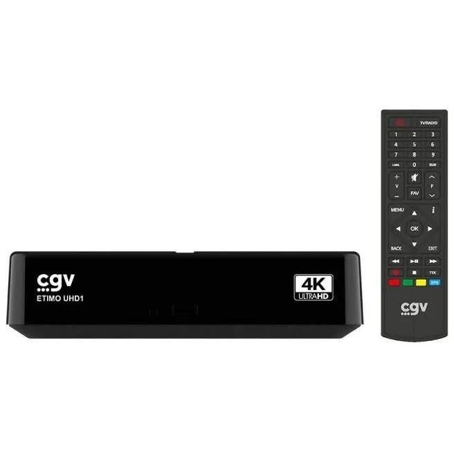 Receptor grabador CGV ETIMO UHD1 - 4K Ultra HD, Dolby AC4, HDR10 - Control parental