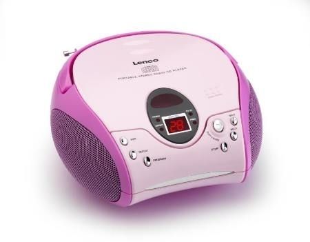 Lenco SCD-24 Radio - Pink