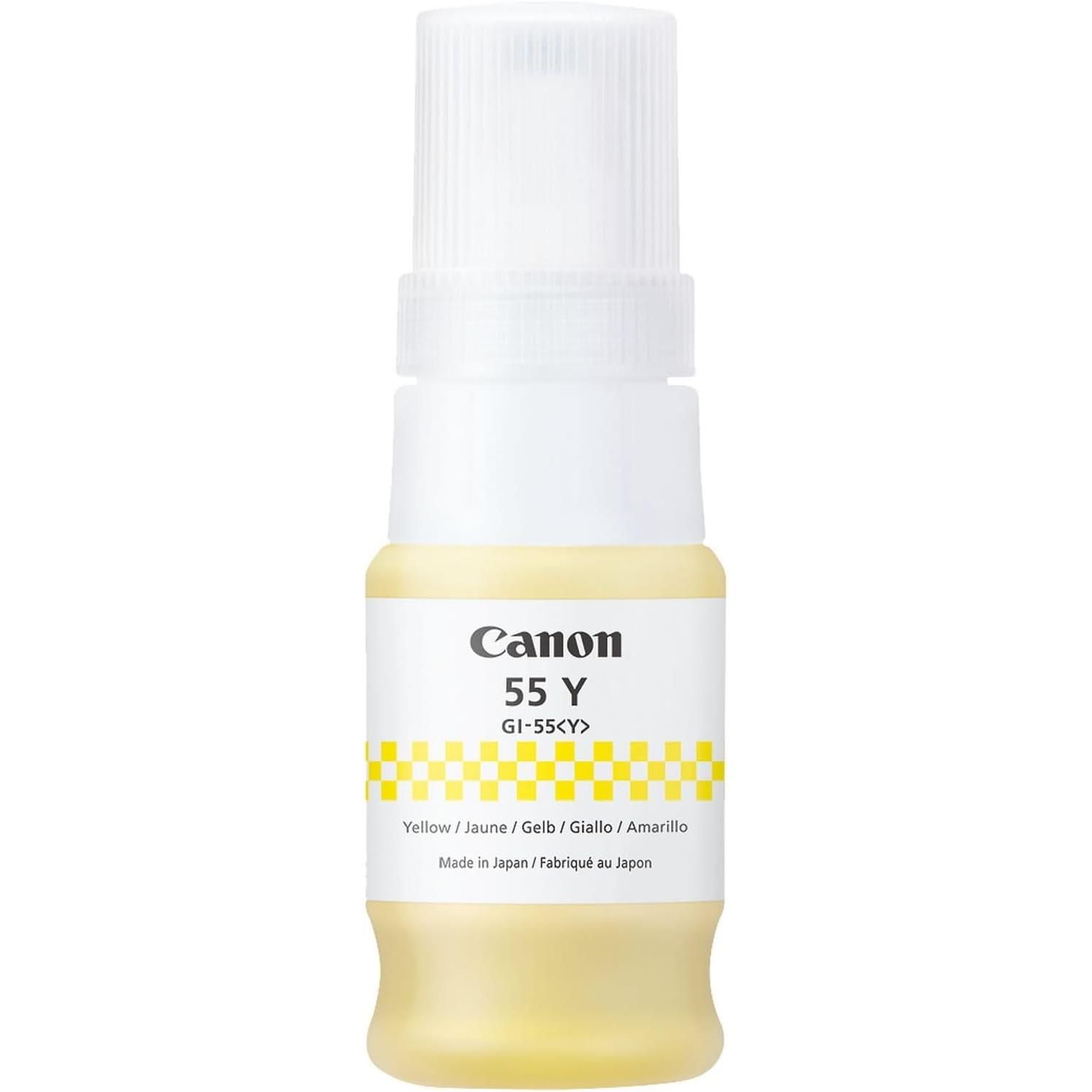 Canon Yellow Pigment Ink Bottle GI-55Y