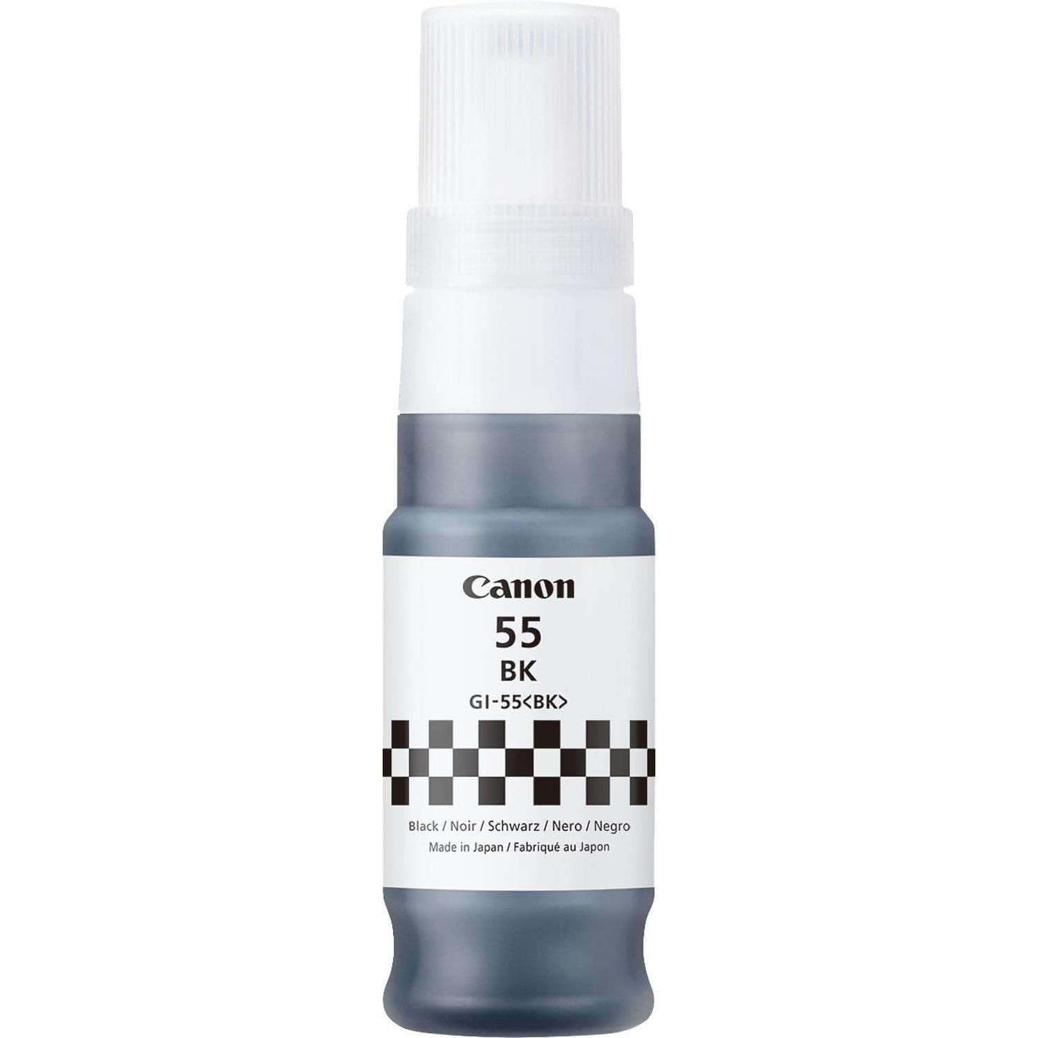 Canon Black Pigment Ink Bottle GI-55BK
