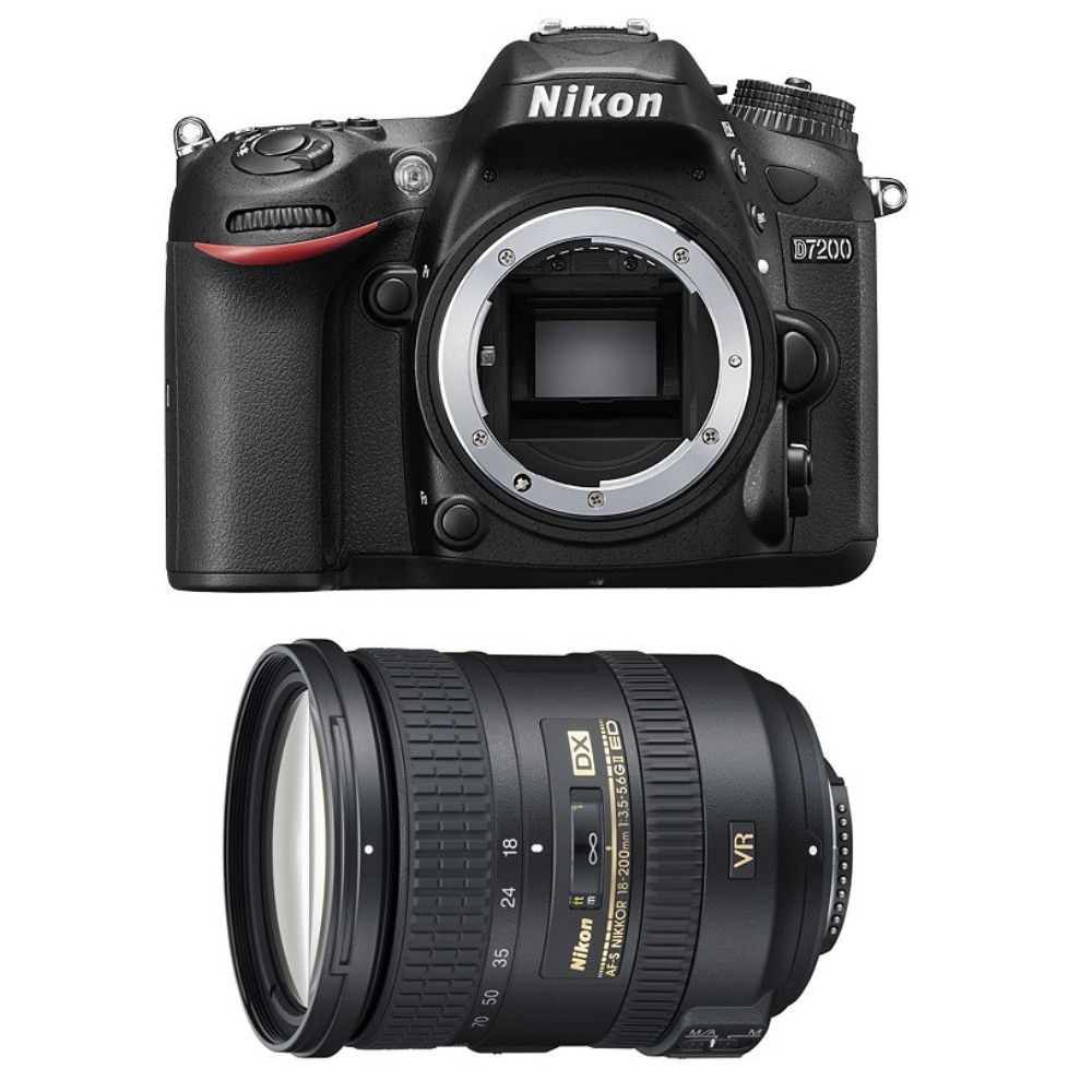 Nikon D7200 + Objectif AF-S DX NIKKOR 18-200 mm f/3,5-5,6G ED VR II