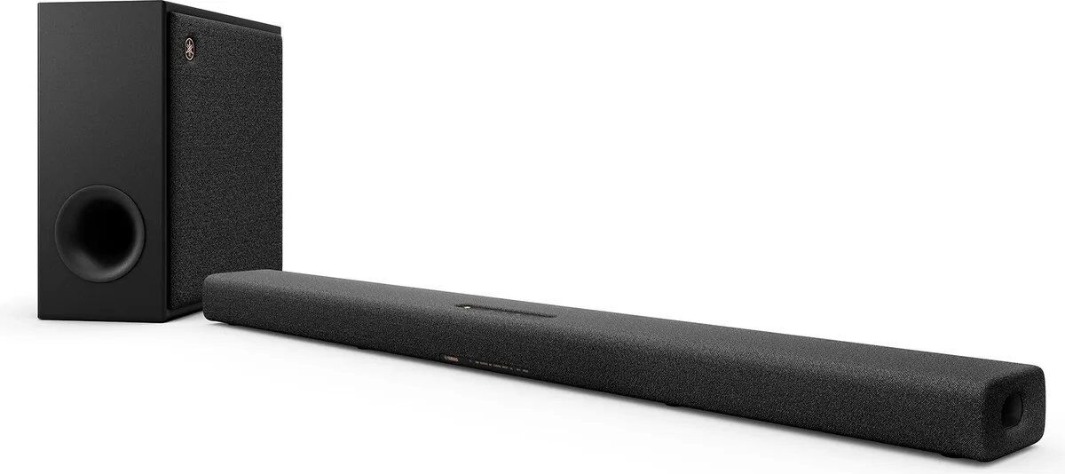 Yamaha True X-Bar 50A Wireless Soundbar with Subwoofer, Black