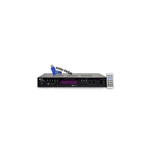 Evidence Acoustics EA-2100-BT Stereo Amplifier - 50W x 2 - Bluetooth, USB/SD, FM, Karaoke