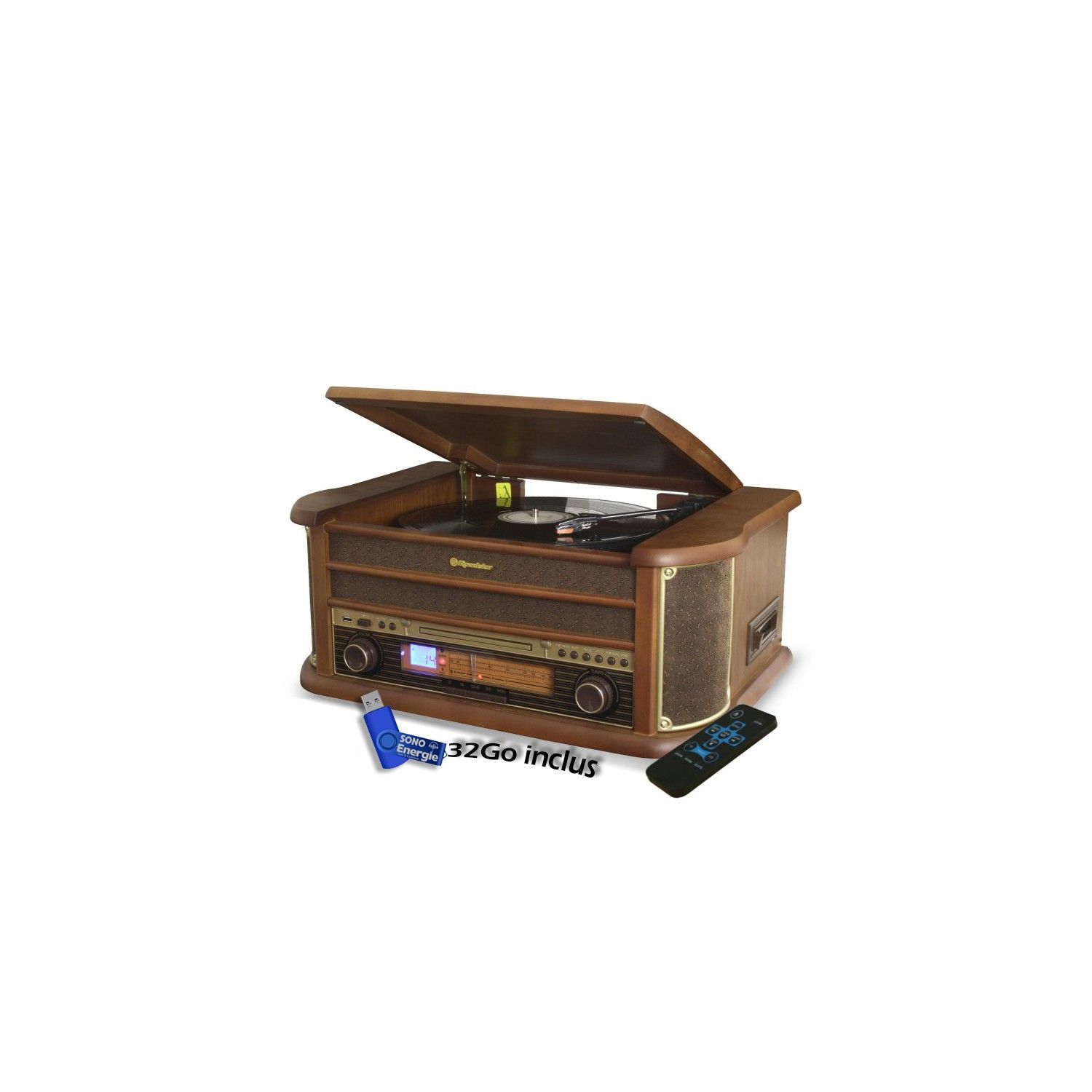 Roadstar HIF-1993BT Vinyl Player with Bluetooth