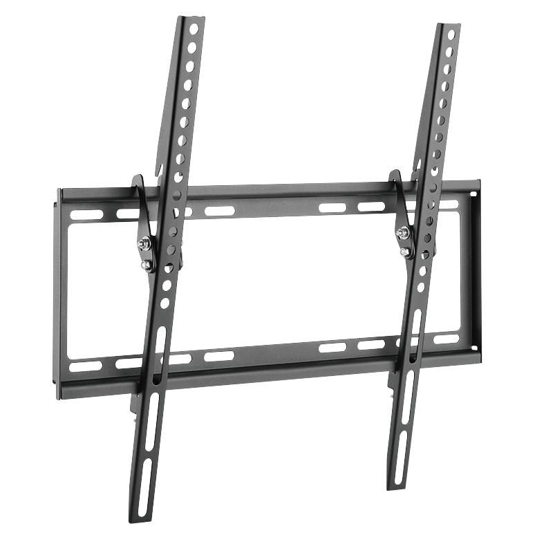 LogiLink TV Stand, Black, Stainless Steel (55')