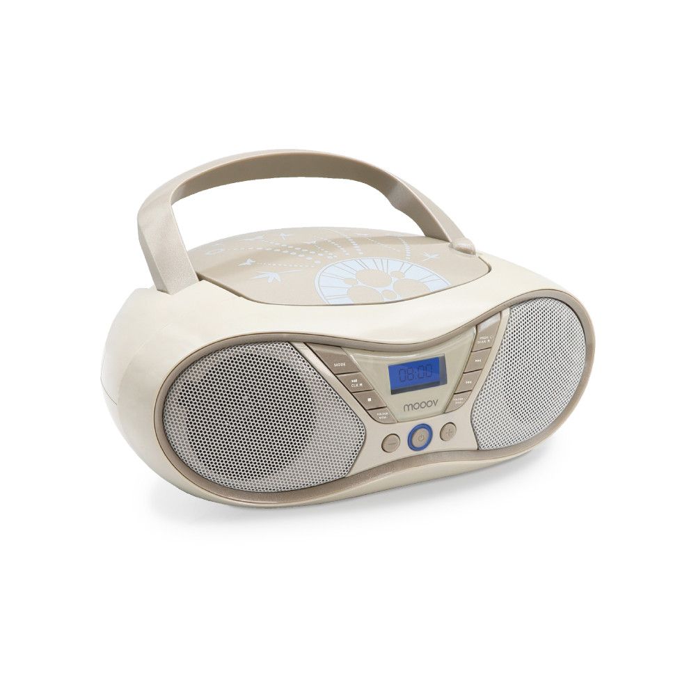 Altavoz portátil HF Company Metronic, 6 vatios, gris suave