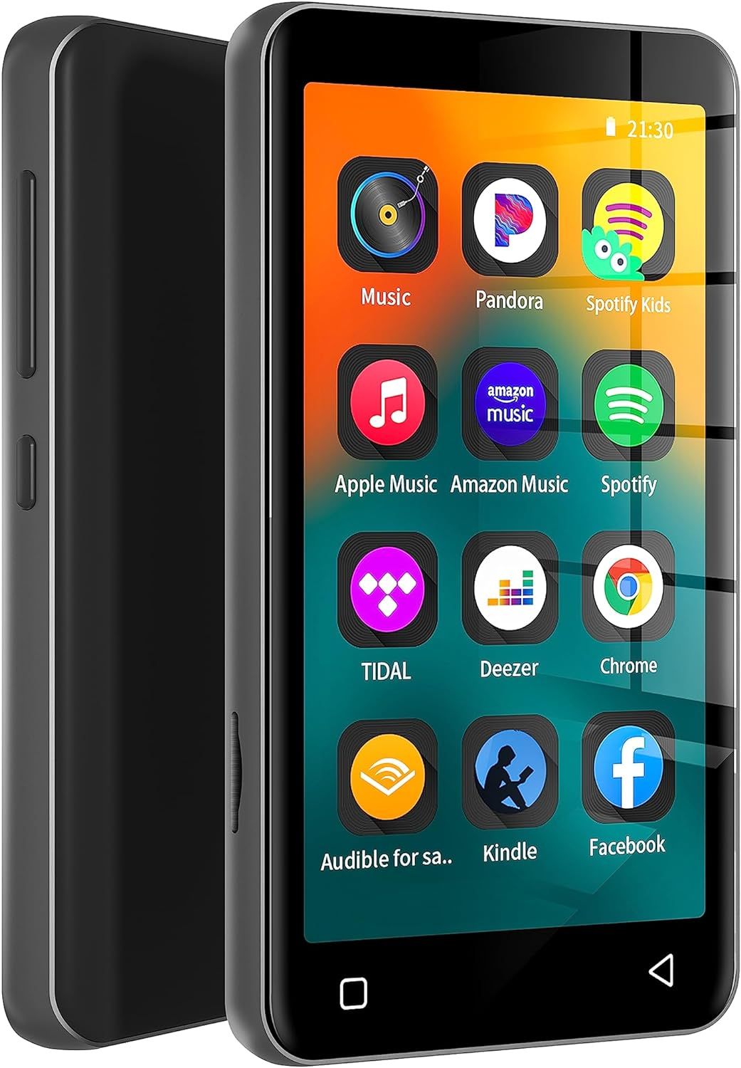 Vendos85 4-Inch MP3 Player with 80GB, Bluetooth and WiFi - Gray