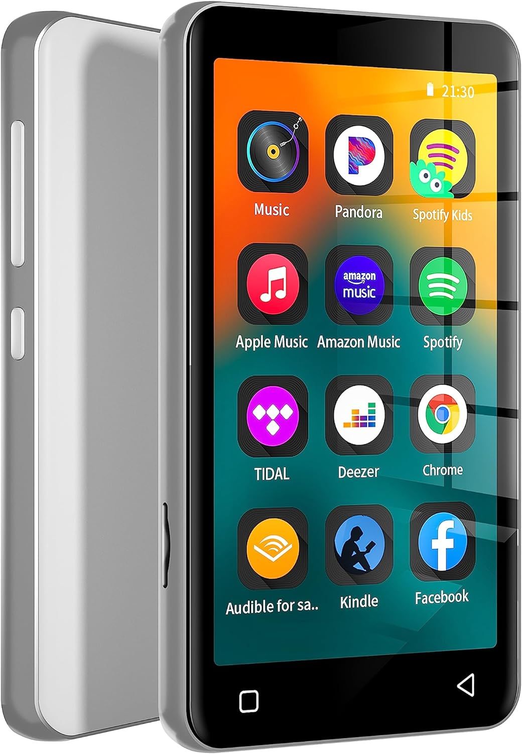 Vendos85 4-inch 80GB MP3 Player with Bluetooth and WiFi - White