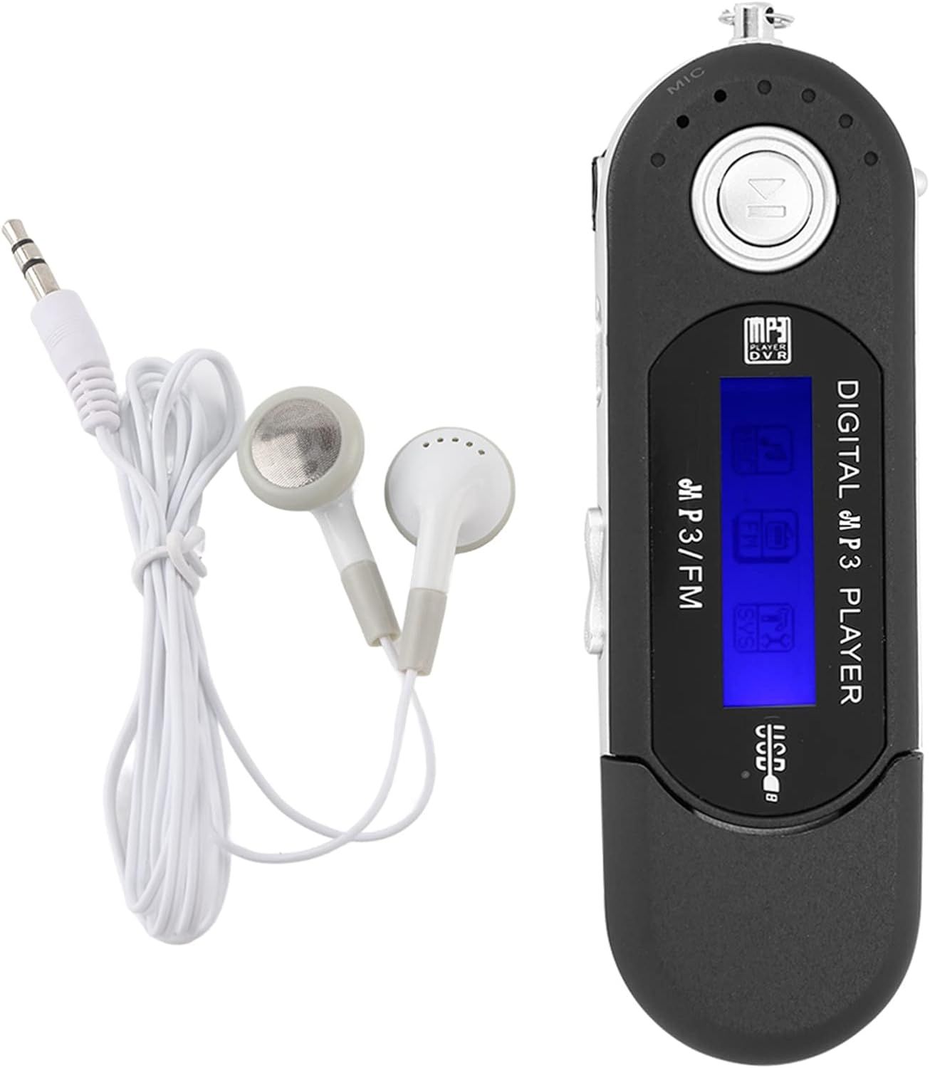 Vendos85 32GB Compact and Portable MP3 Player, Black