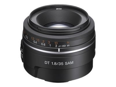 Sony SAL35F18 Wide-Angle Lens - 35mm, f/1.8, Sony A-mount - for SLT-A57, SLT-A58, SLT-A65