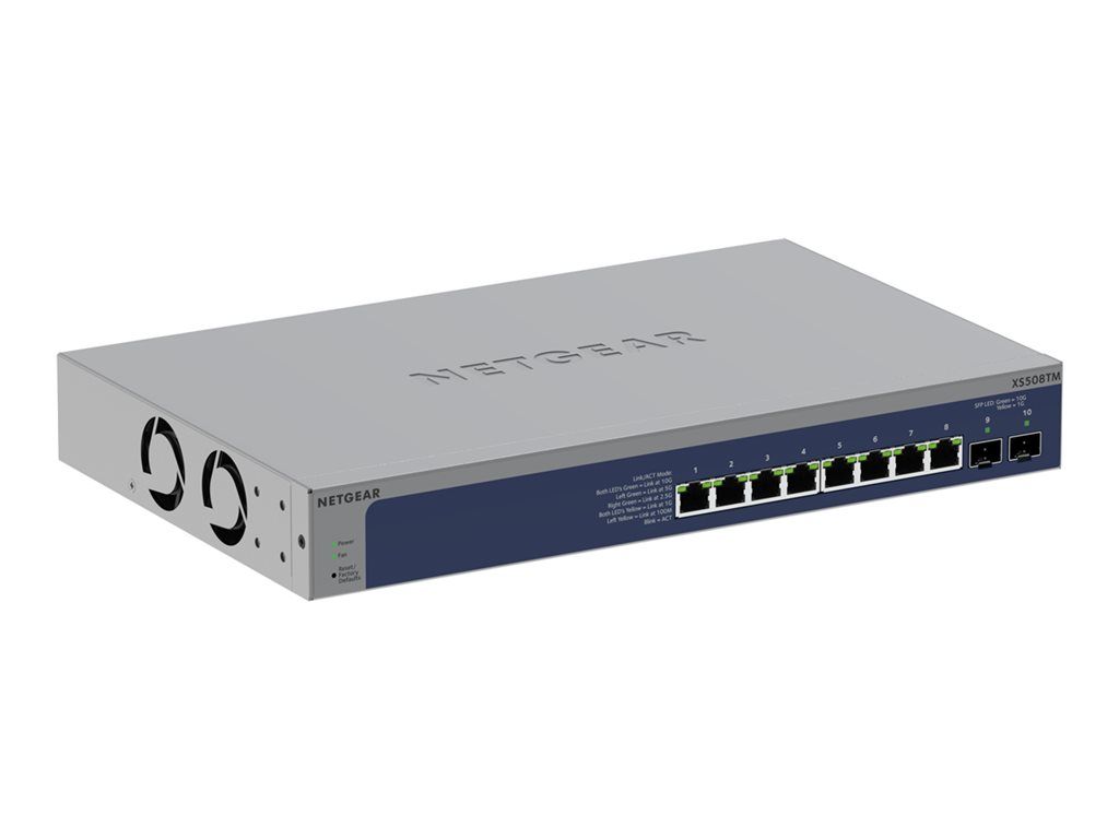 Netgear XS508TM - 8-Port Gigabit Switch - Intelligent, L3 Lite
