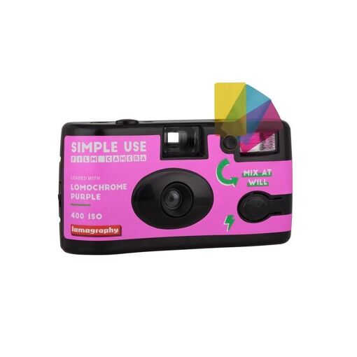 Appareil photo jetable Lomography 400 ISO, 36 poses, LomoChrome violet