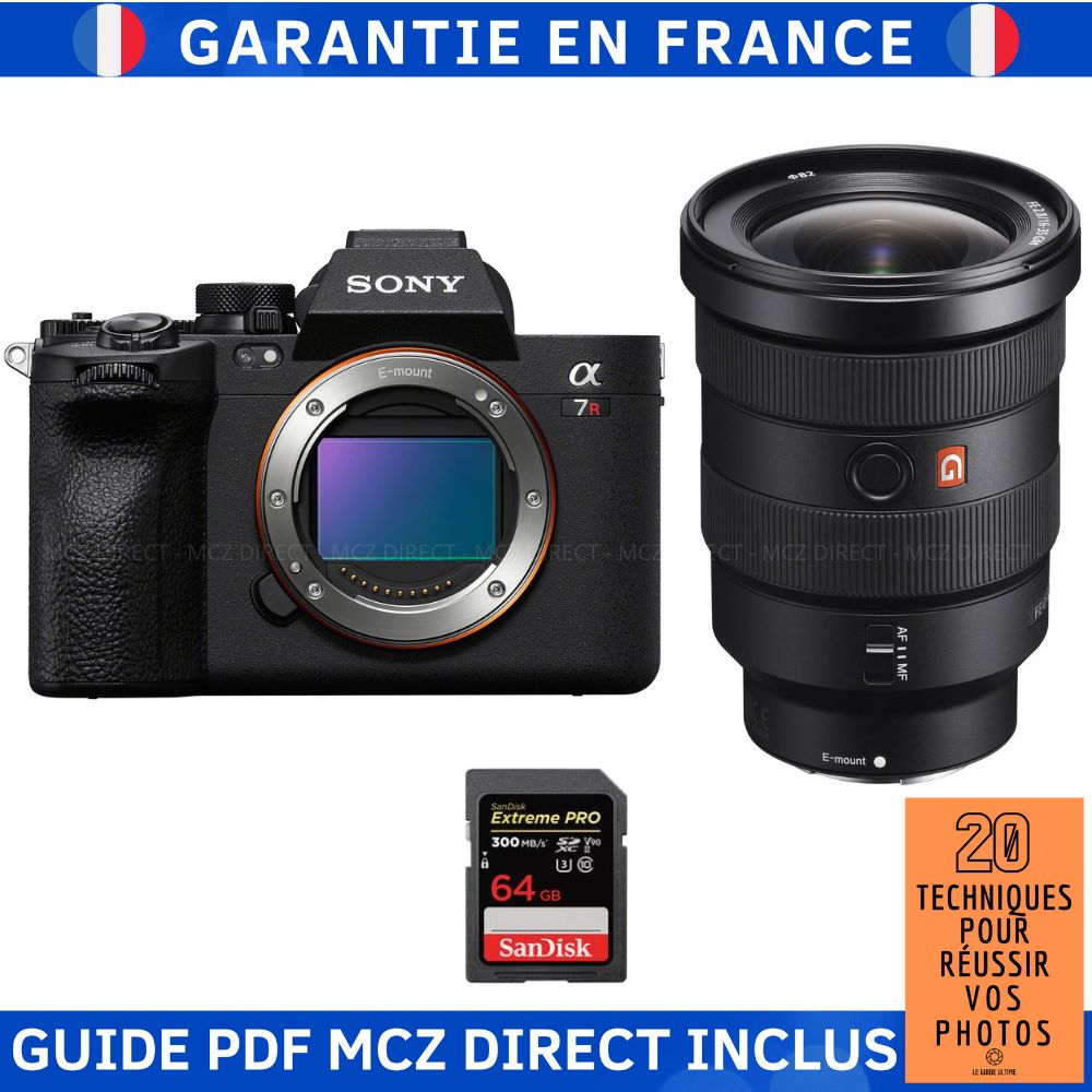 Sony A7R V + FE 16-35mm f/2.8 GM + 1 SanDisk 64GB Extreme PRO UHS-II SDXC 300MB/s Memory Card + MCZ DIRECT '20 Techniques for Succeeding in Your Photos Guide