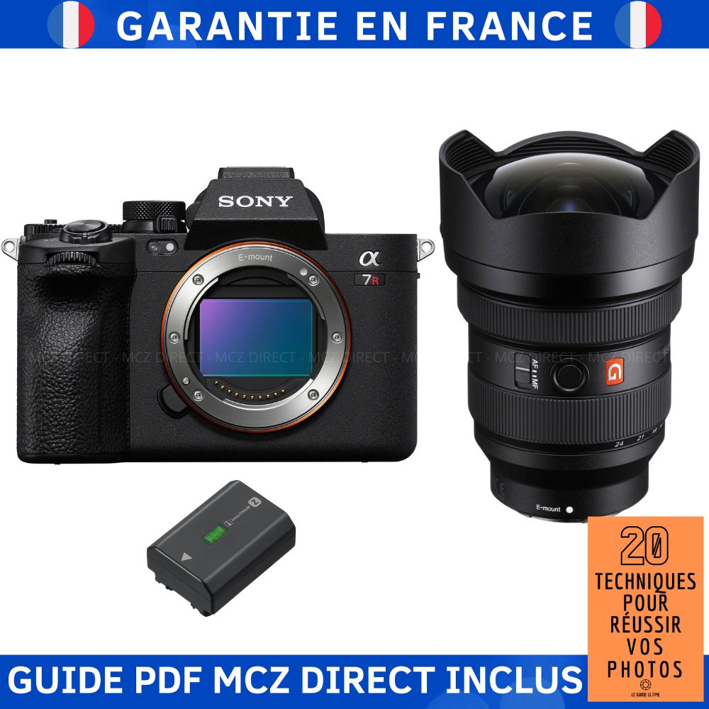 Sony A7R V + FE 12-24mm f/2.8 GM + 1 Sony NP-FZ100 + MCZ DIRECT Photo Techniques Guide