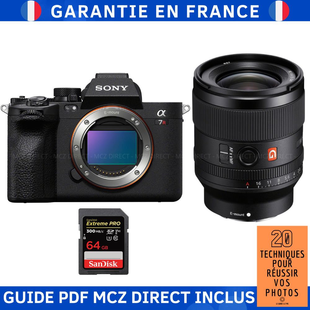 Sony A7R V + FE 35mm f/1.4 GM + SanDisk 64GB Extreme PRO UHS-II SDXC Card + MCZ DIRECT '20 Techniques to Succeed in Your Photos Guide