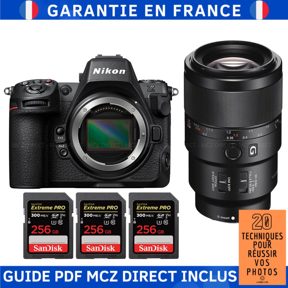 Sony A7R V + FE 90mm f/2.8 Macro G OSS + 3 SanDisk 256GB Extreme PRO UHS-II SDXC Cards