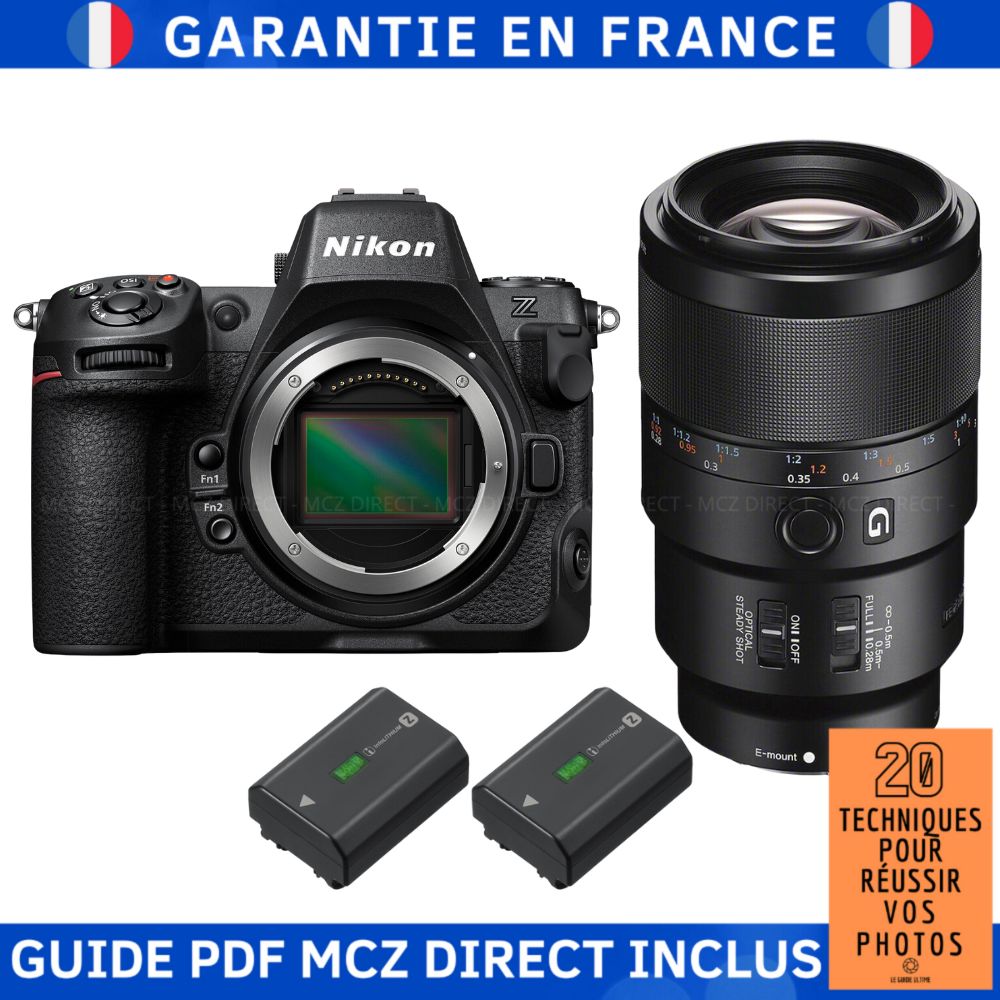 Sony A7R V + FE 90mm f/2.8 Macro G OSS Lens + 2 Sony NP-FZ100 + MCZ DIRECT '20 Techniques Guide