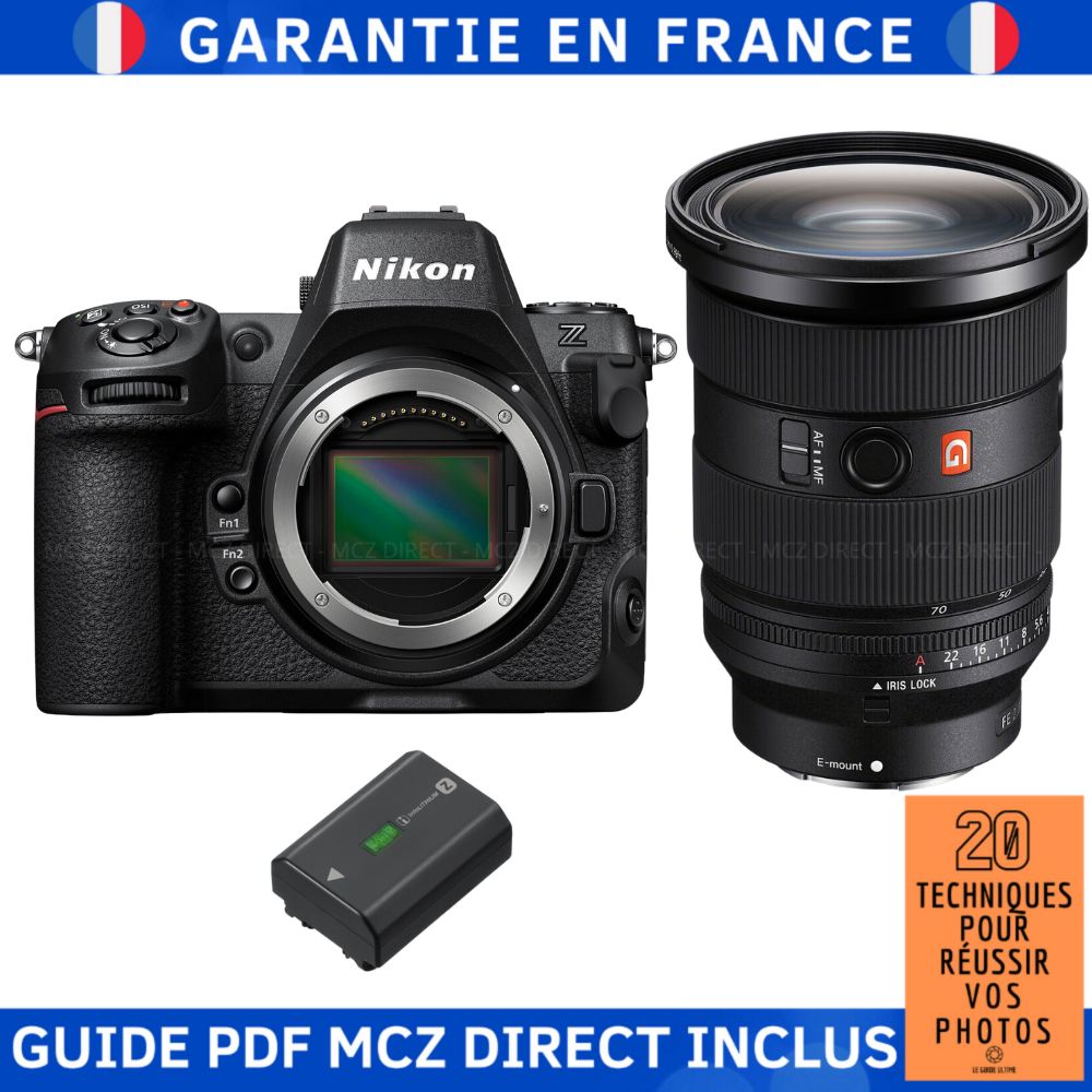 Sony A7R V + FE 24-70mm f/2.8 GM II + 1 Sony NP-FZ100 + MCZ DIRECT Photo Guide