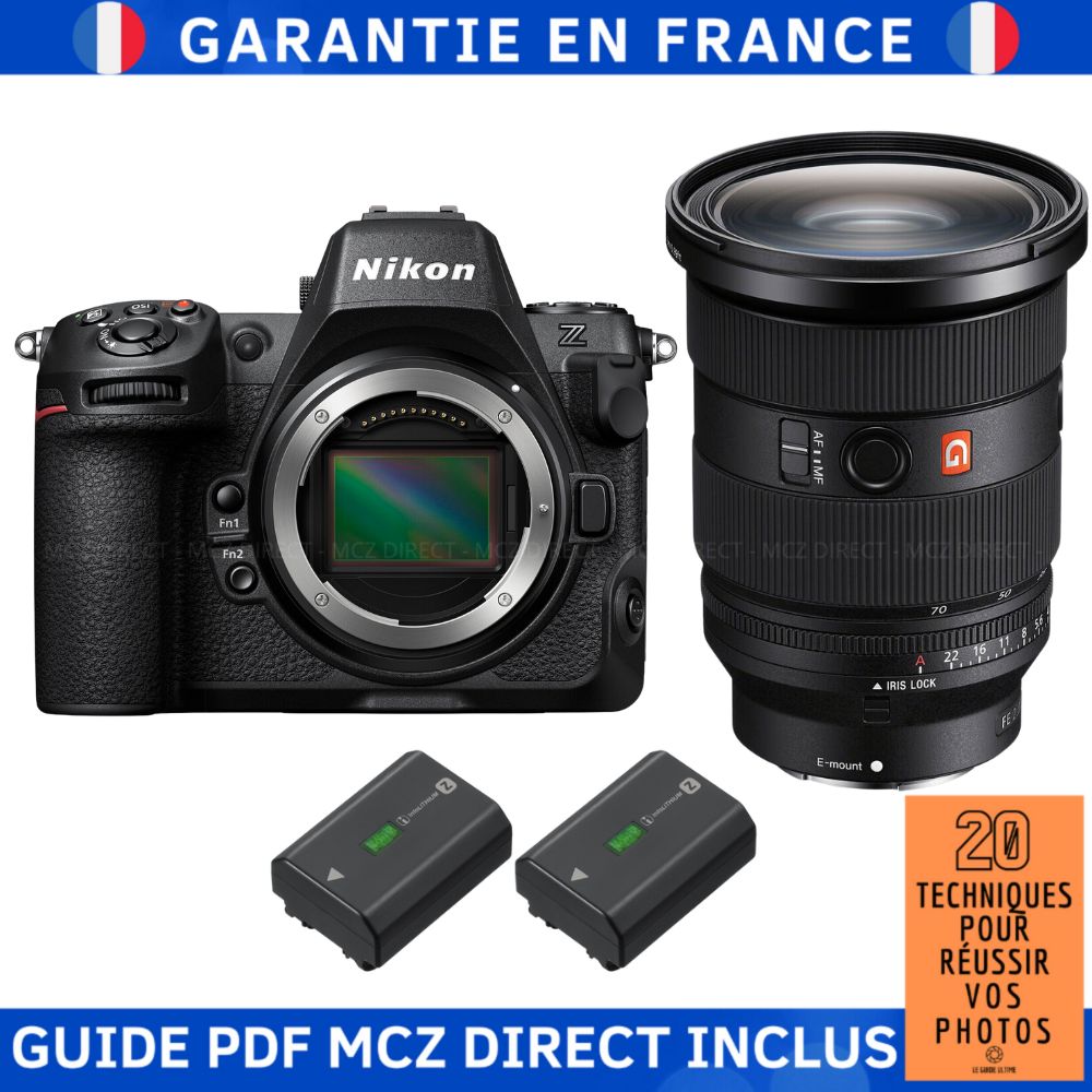 Sony A7R V + FE 24-70mm f/2.8 GM II + 2 Sony NP-FZ100 + MCZ DIRECT Photo Guide