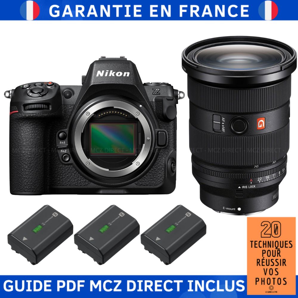 Sony A7R V + FE 24-70mm f/2.8 GM II + 3x Sony NP-FZ100 + '20 Tech Guide