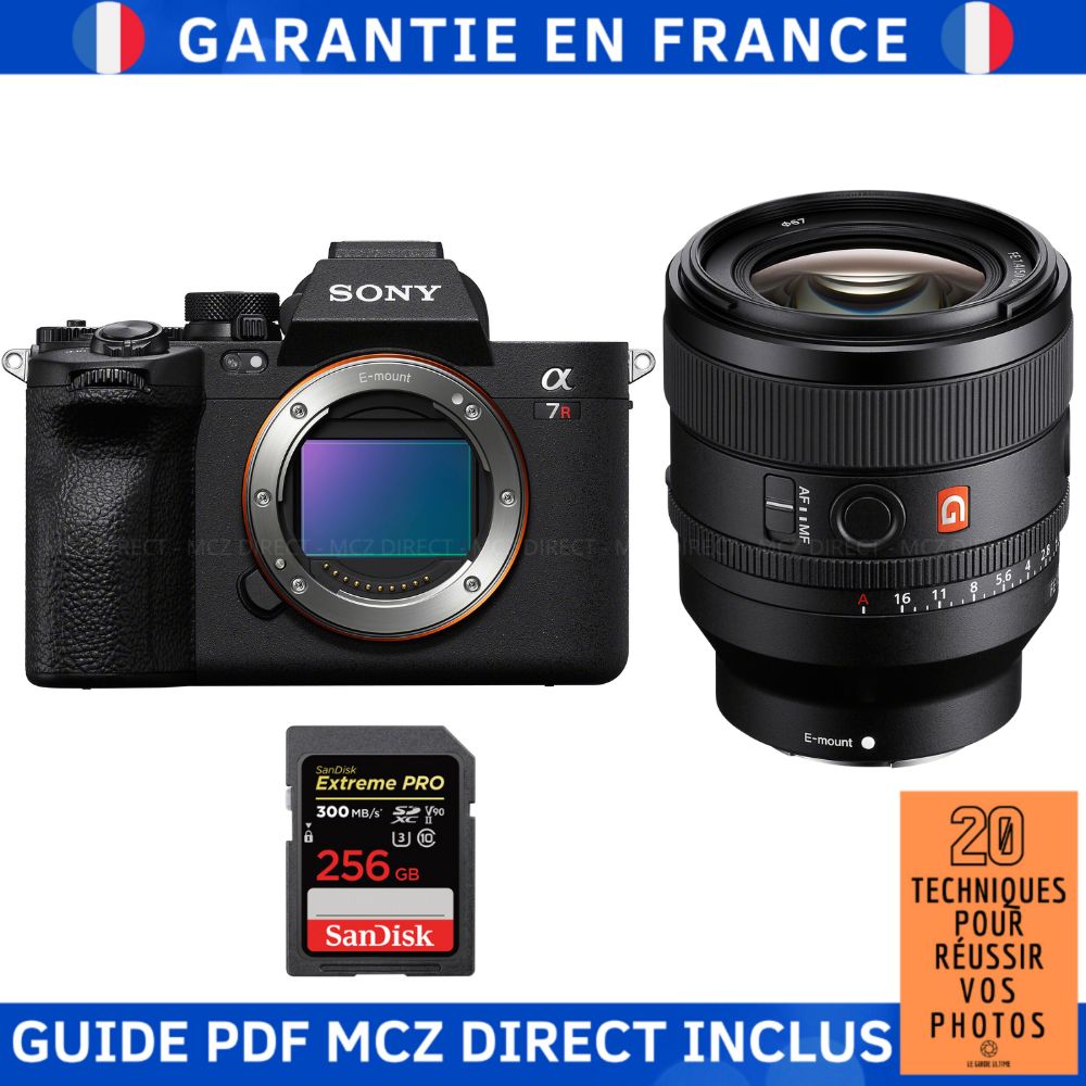 Sony A7R V + FE 50mm f/1.4 GM Lens + 1x SanDisk 256GB Extreme PRO UHS-II SDXC Card (300 MB/s) + MCZ DIRECT '20 Techniques to Succeed in Your Photos' Guide