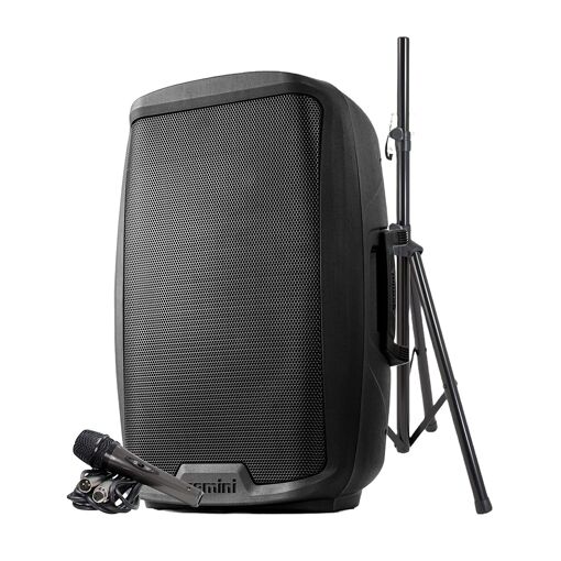 Sistema de altavoces portátiles Gemini AS-2115BT-PK, Altavoz de 15 pulgadas, 2000W, Bluetooth/Radio FM, TWS, Soporte, Micrófono