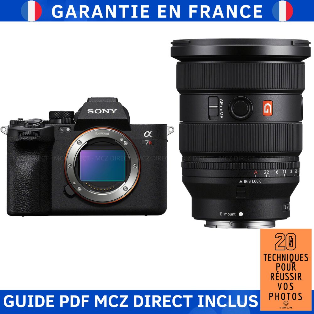 Sony Alpha 7R V (A7R V) + Objetivo FE 16-35mm f/2.8 GM II + Guía PDF MCZ DIRECT '20 Técnicas para Lograr tus Fotos Perfectas