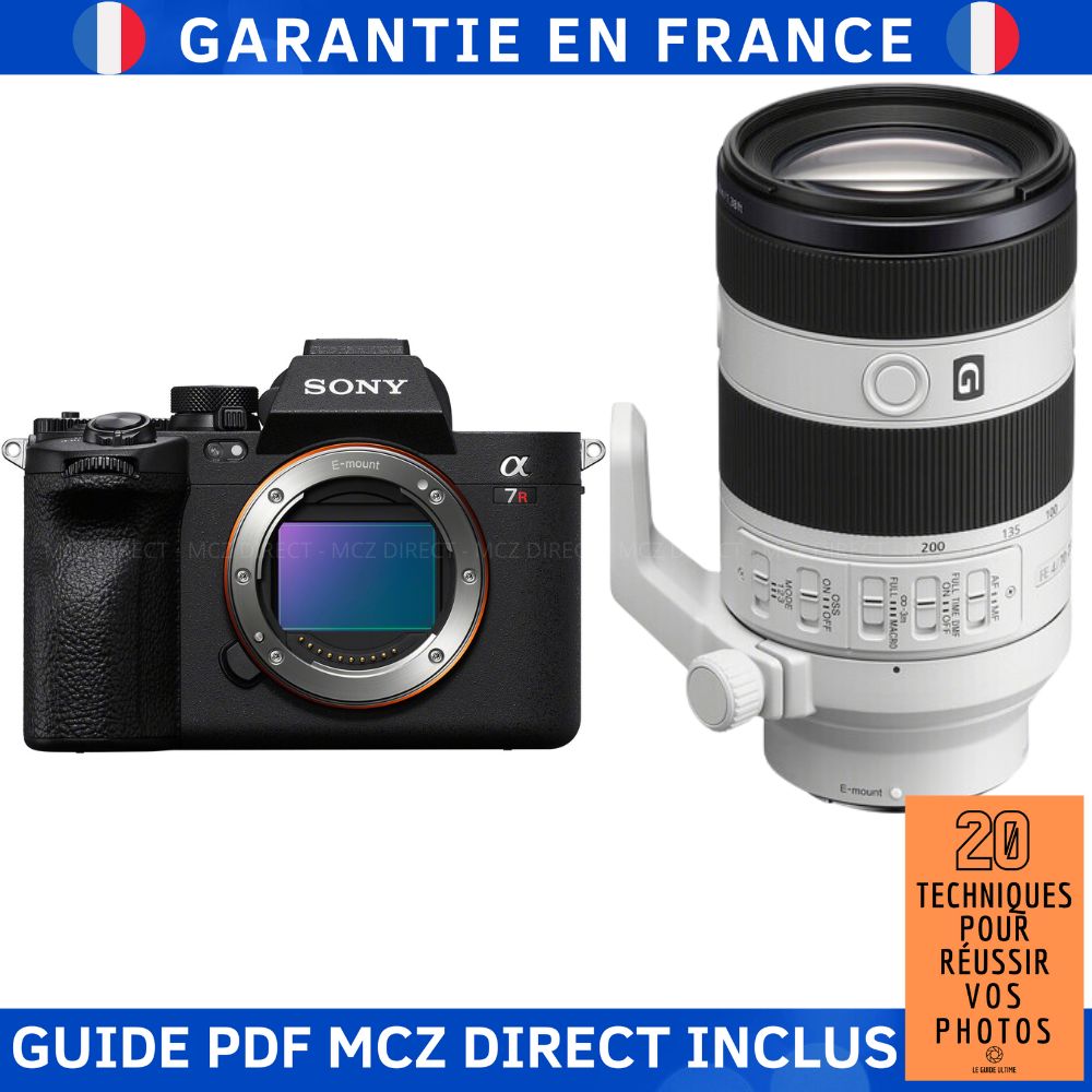 Kit Sony Alpha 7R V + Lente FE 70-200mm f/4 Macro G OSS II