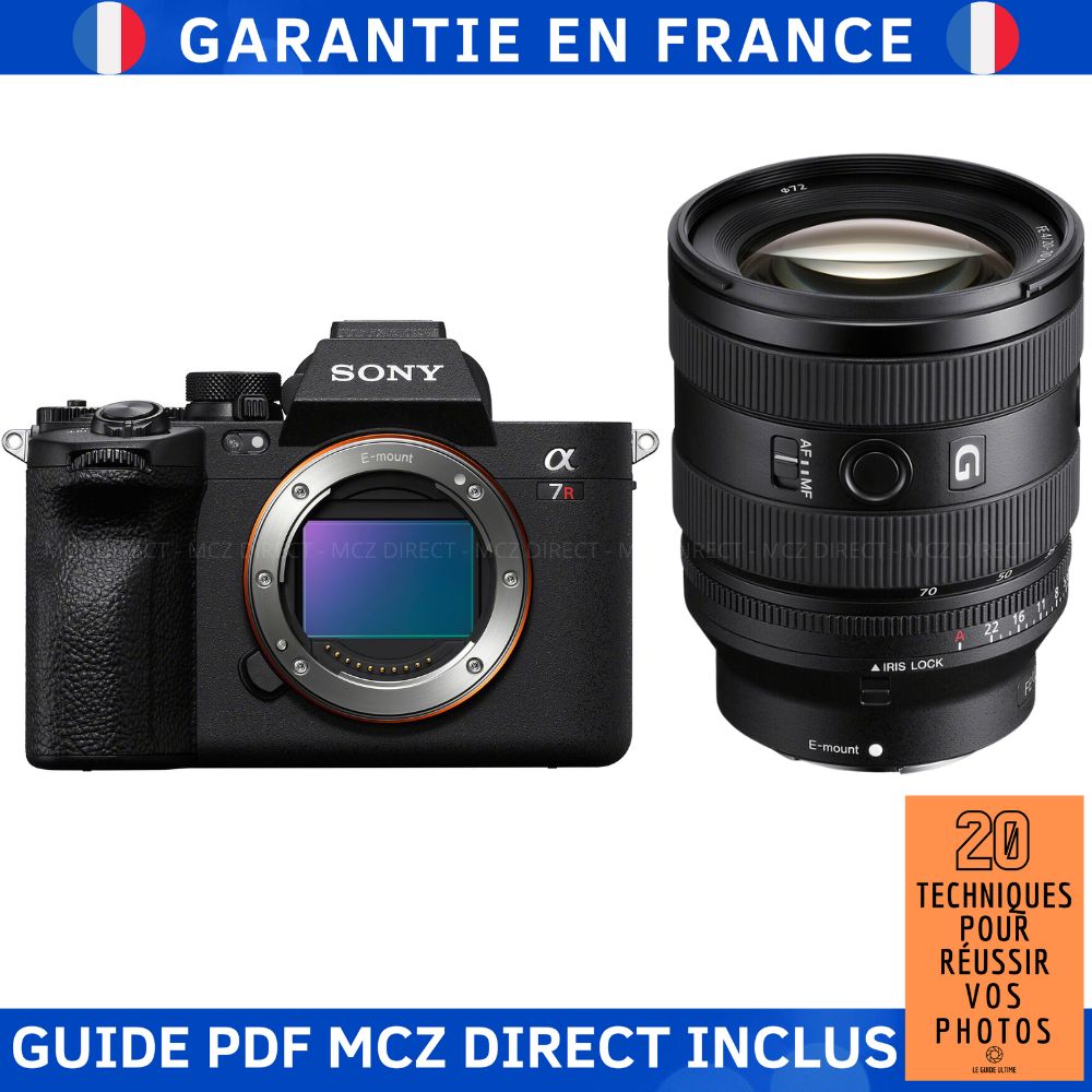 Sony Alfa 7R V (A7R V) + Objetivo FE 20-70mm f/4 G + Guía PDF MCZ DIRECT '20 Técnicas para Lograr Tus Fotos