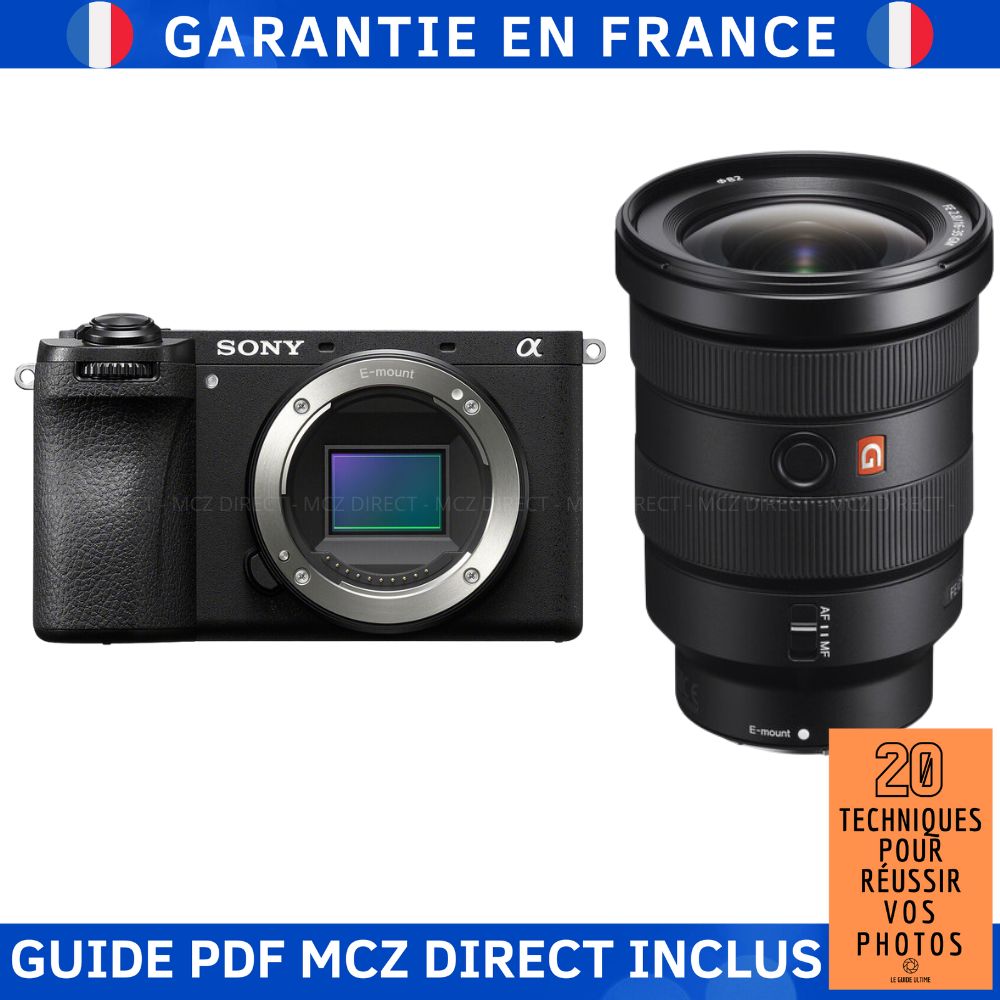 Sony Alpha 6700 (A6700) + FE 16-35mm f/2.8 GM Lens + '20 Techniques for Succeeding in Your Photos' Guide PDF
