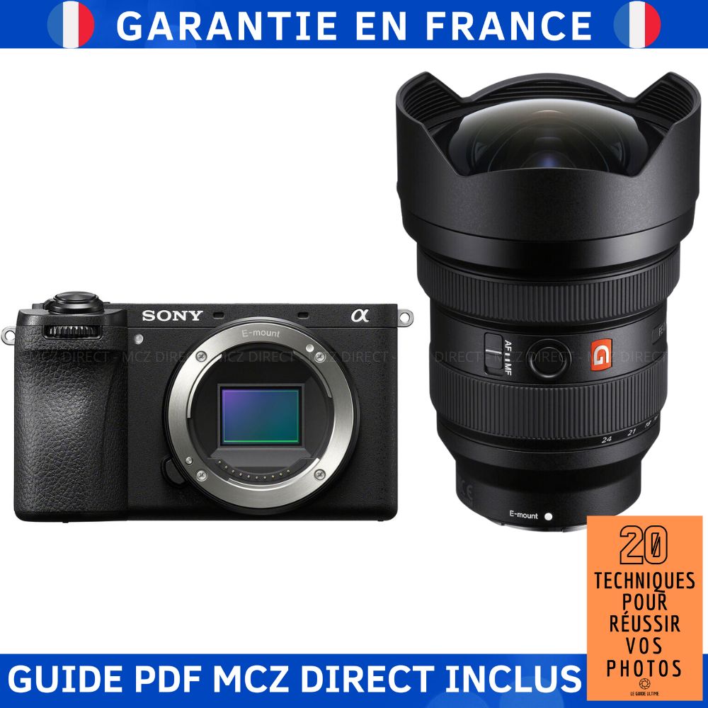 Sony Alpha 6700 (A6700) + FE 12-24mm f/2.8 GM + MCZ DIRECT Guide PDF '20 Techniques to Succeed at Photography