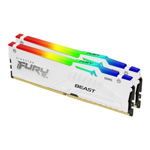 Kit Kingston FURY Beast RGB DDR5 - 32 GB (2 x 16 GB) - 6400 MHz
