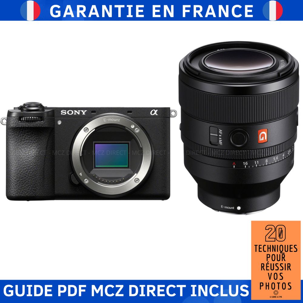 Sony Alpha 6700 (A6700) + FE 50mm f/1.2 GM Lens + '20 Techniques for Succeeding with Your Photos' Guide PDF