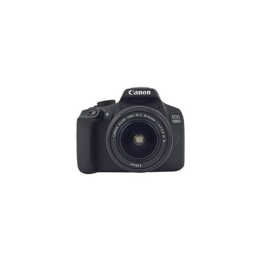 Kit de cámara DSLR Canon EOS 1300D + Objetivo EF-S 18-55 mm f/3.5-5.6 IS II Wi-Fi 18 MP