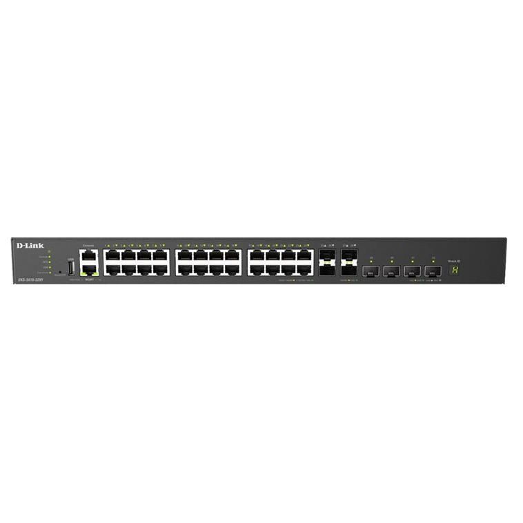 D-Link DXS 3410-32XY - Managed Switch - C3 - 24x10G Ethernet + 4x10G SFP+ + 4x25G SFP28