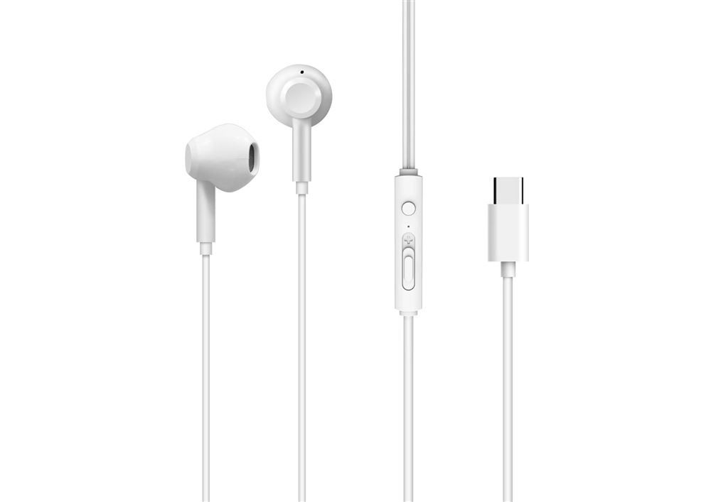 Swingson USB C Earbuds (White, Small, 10mW)