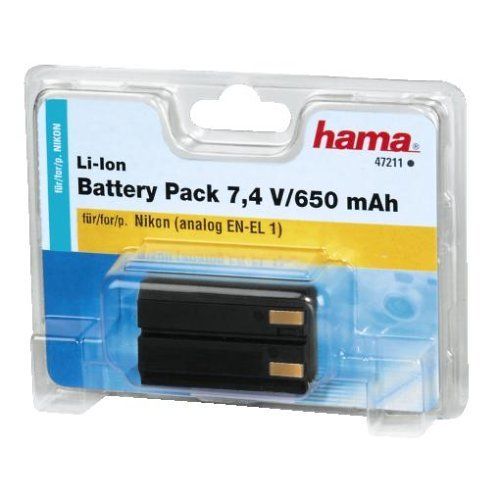 Hama EN-EL1 Lithium-Ion Battery for Nikon Cameras