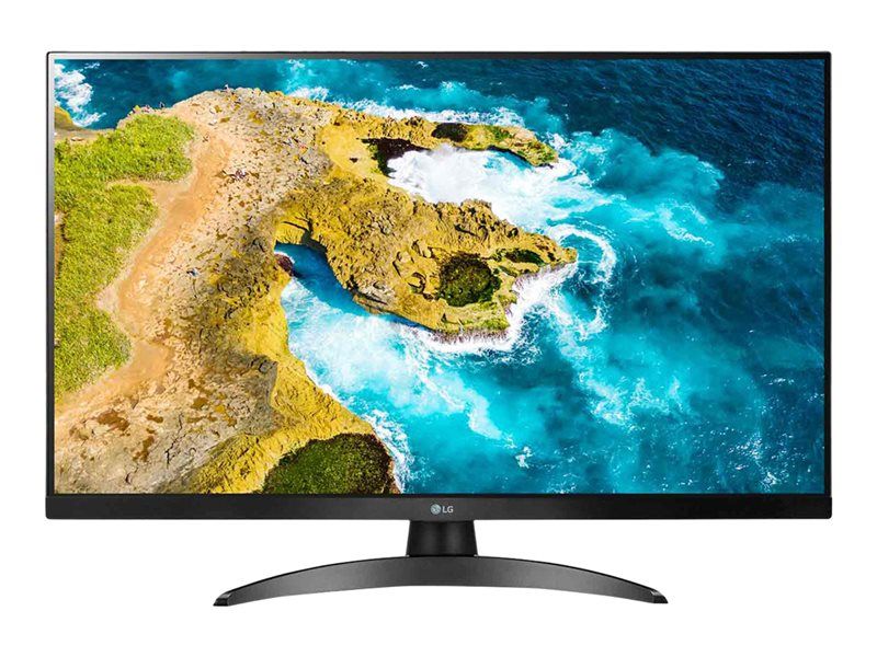 LG 27TQ615S-PZ - Monitor LED con tuner TV - Inteligente - 27 pulgadas - 1920 x 1080 Full HD (1080p) - IPS - 250 cd/m² - 1000:1 - 14 ms - 2xHDMI - Altavoces - Negro