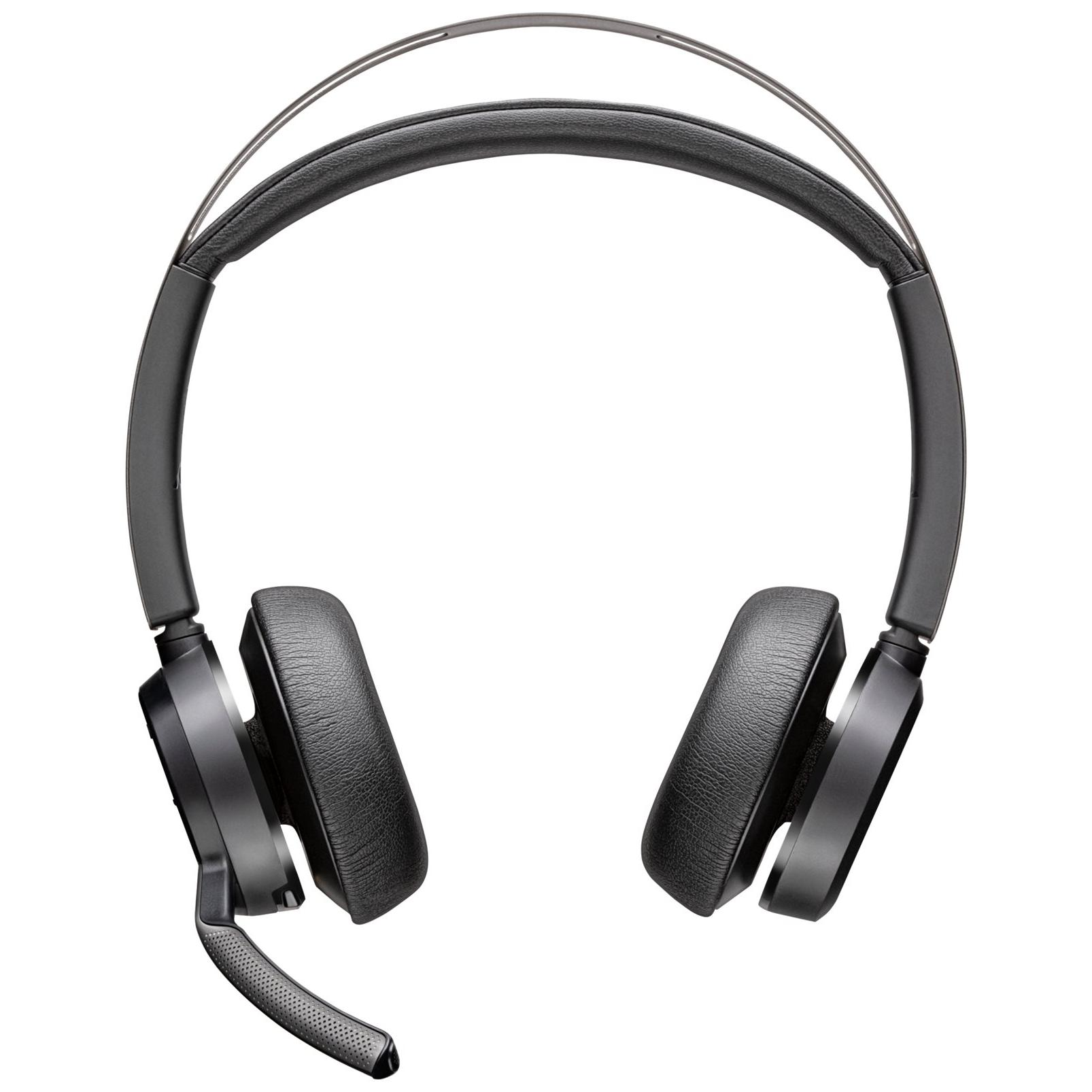 HP Poly Voyager Focus 2 - Over-Ear Bluetooth Headset - Black, Noise Cancelling, USB-A via Adapter