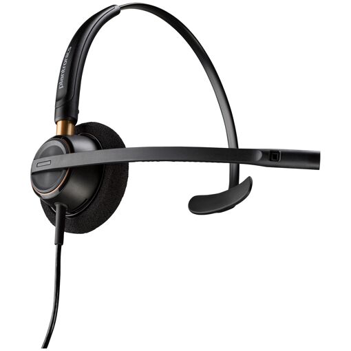 Auricular digital monaural HP Poly EncorePro 510D con función de desconexión rápida TAA