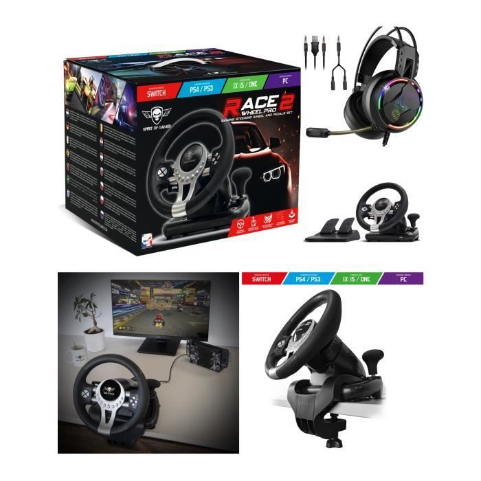 Auricular de juego SPIRIT OF GAMER PRO Race - Negro