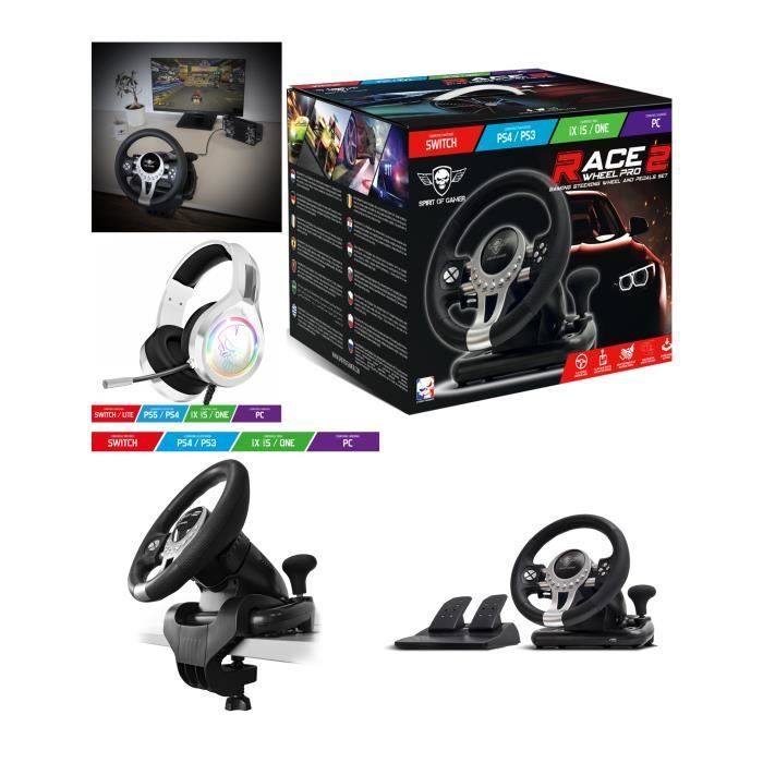 Auricular de juego SPIRIT OF GAMER PRO Race - Compatible con Xbox, PS4 y PC