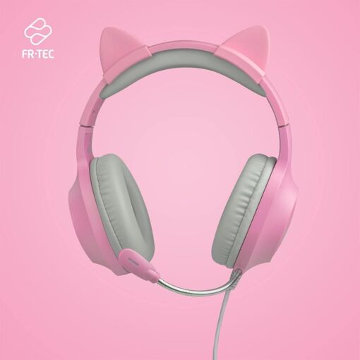 Auricular de juego Tanooki orejas de gato