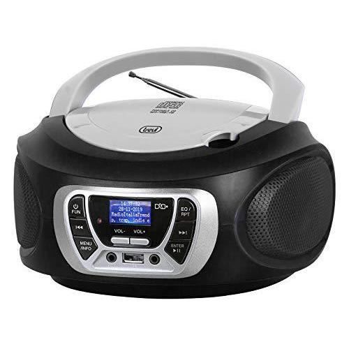 Trevi CMP 510 DAB Radio with RDS, USB, AUX-in, Headphone Jack, Black