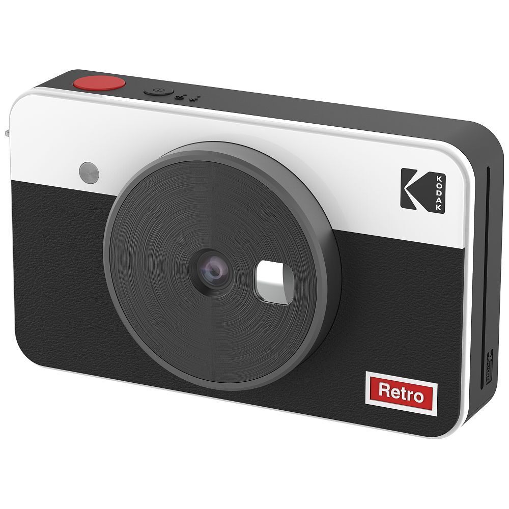 Kodak Mini Shot Combo 2 Retro Instant Camera, Black & White