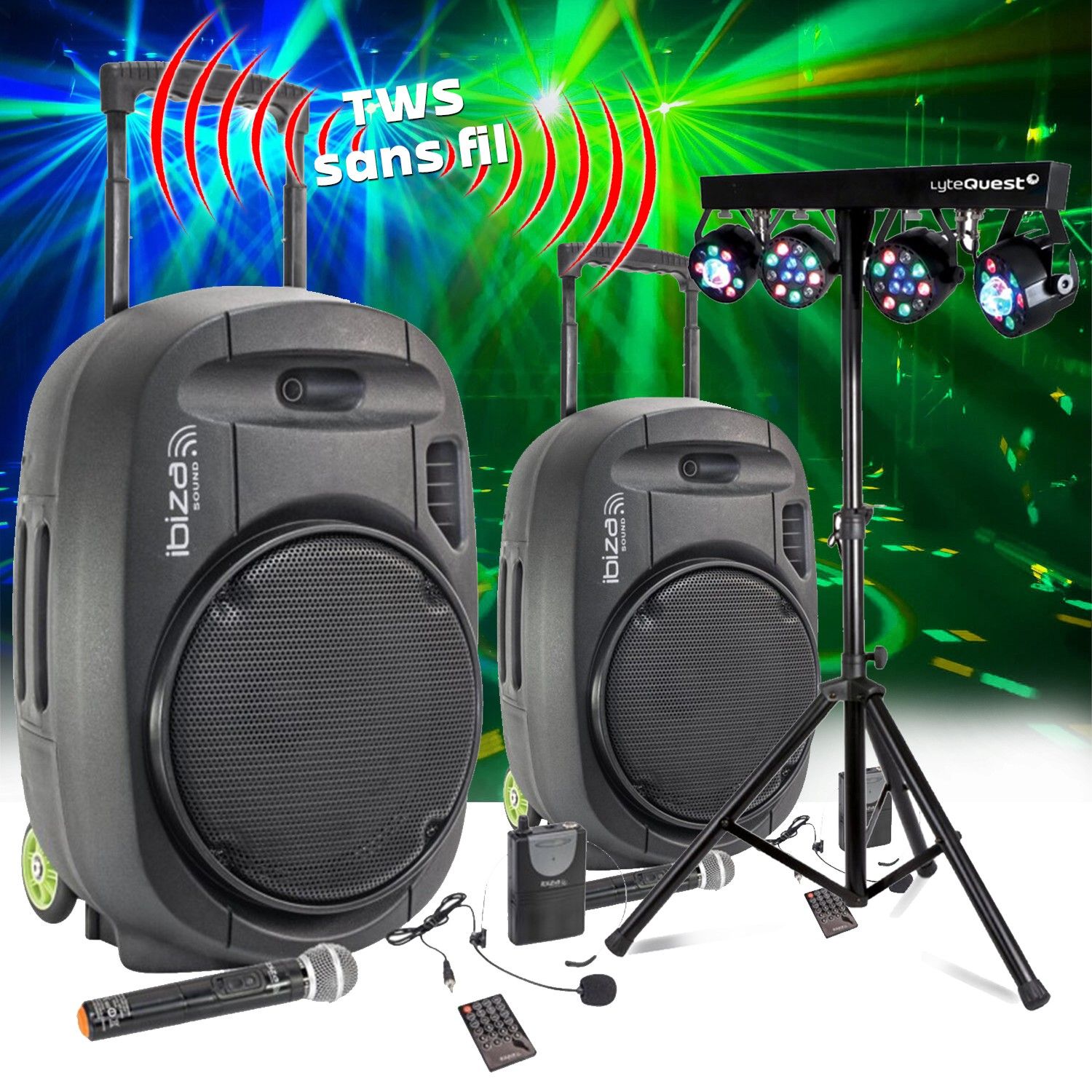 Sistema de sonido portátil Pickering PORT15VHF-MKII-TWS
