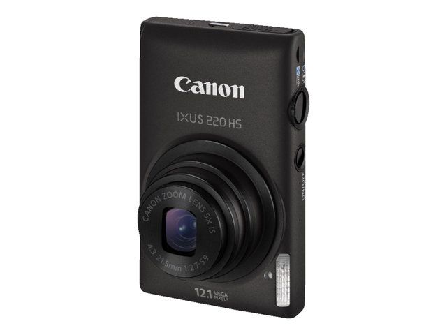 Canon Compact Camera - 12.1 MP - 1080p - 5x Optical Zoom - Black