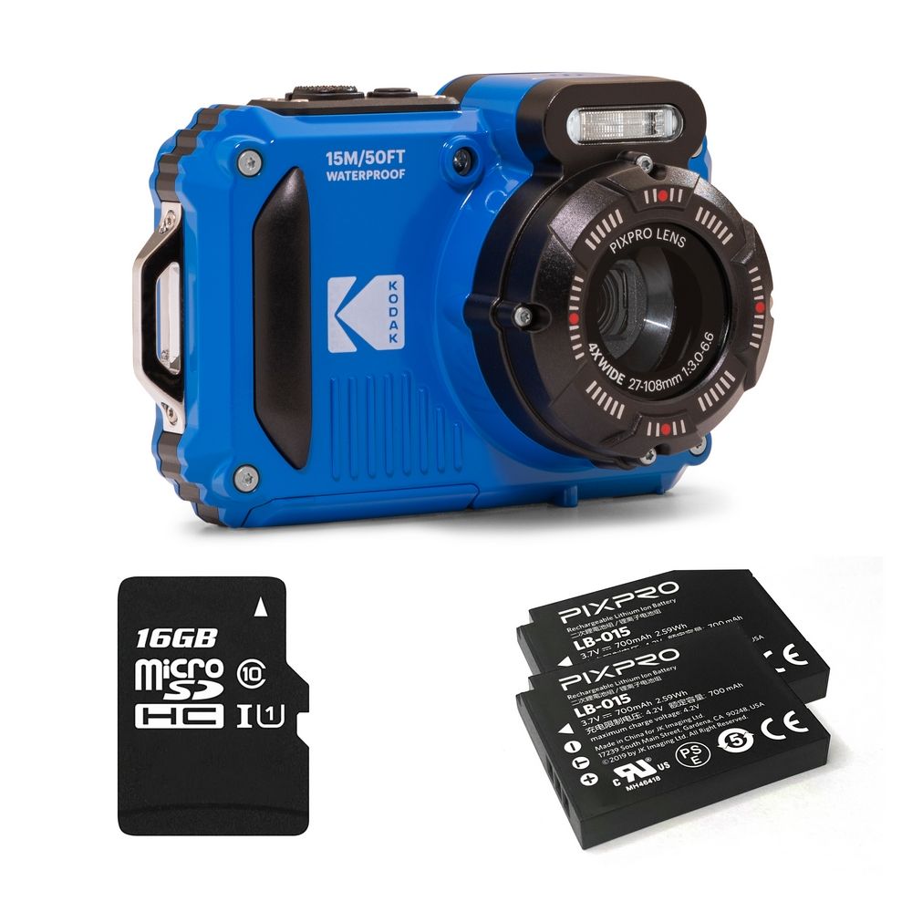 Kodak Pixpro WPZ2 - 16MP Digital Compact Camera - Waterproof & Shockproof