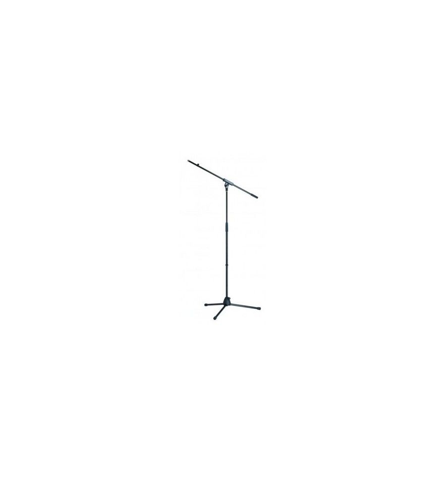 K&M 21070 Microphone Stand with Boom Arm, Black