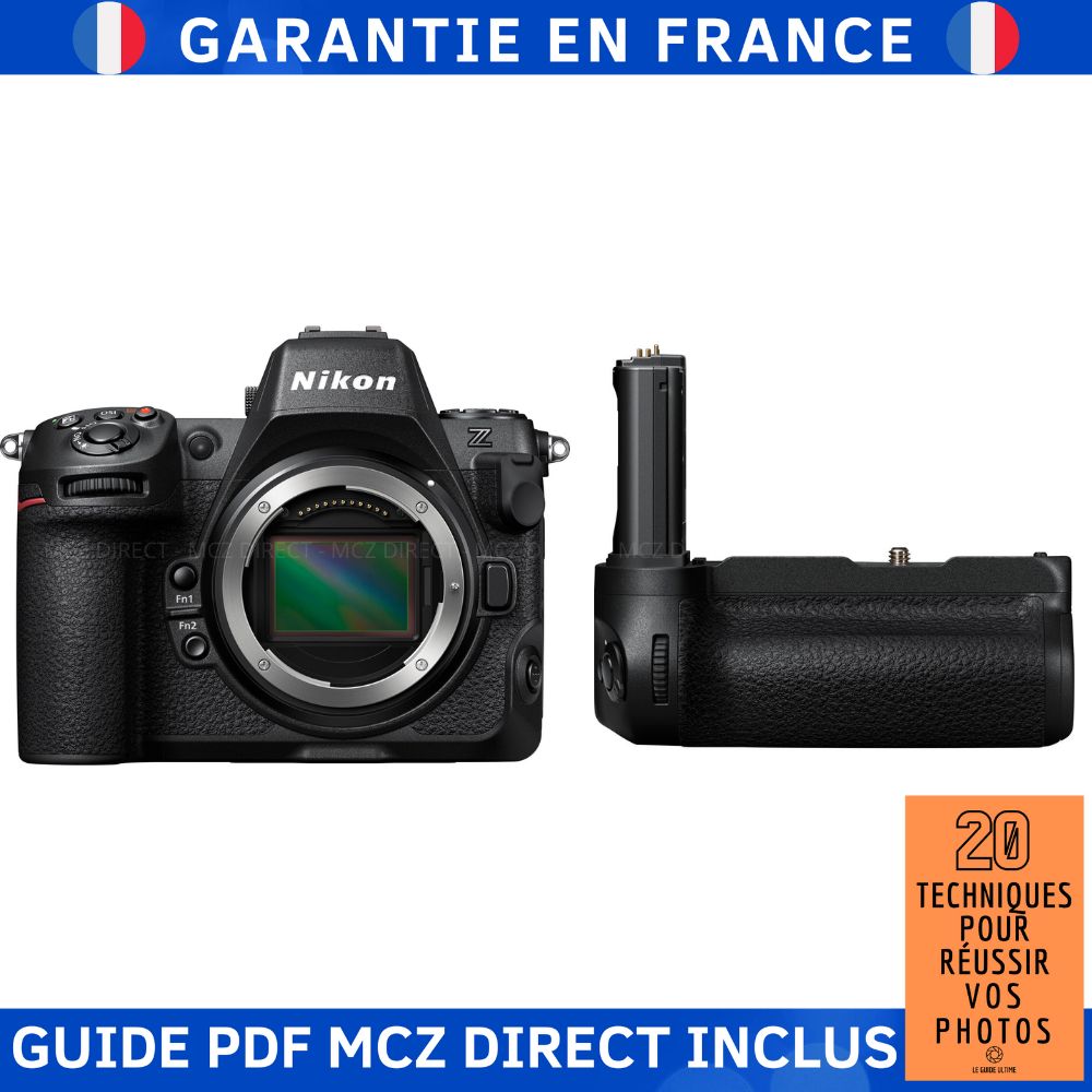 Nikon Z8 Camera Kit with MB-N12 Grip and Guide PDF MCZ DIRECT - 20 Techniques for Successful Photos